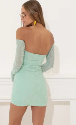LUCY IN THE SKY Mini Dresses^Bodycon Dress In Green