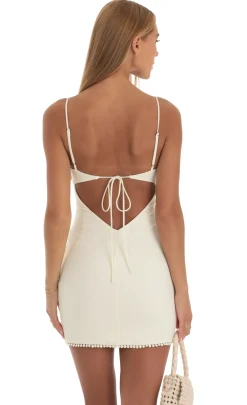 LUCY IN THE SKY Mini Dresses^Bodycon Dress In Ivory