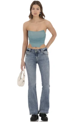LUCY IN THE SKY Jeans^Bootleg Light Wash Denim Jeans