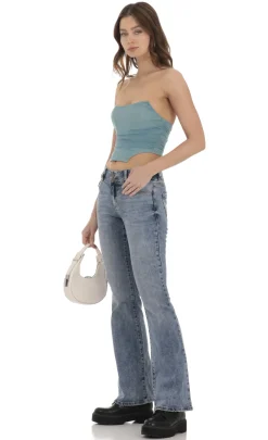 LUCY IN THE SKY Jeans^Bootleg Light Wash Denim Jeans