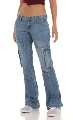 LUCY IN THE SKY Jeans^Cargo Jeans In Denim