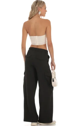 LUCY IN THE SKY Tops^Corset Top In Cream