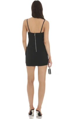 LUCY IN THE SKY Mini Dresses^Cutout Bodycon Dress In Black