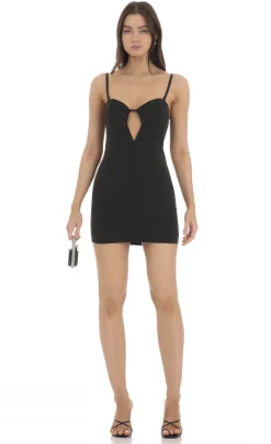 LUCY IN THE SKY Mini Dresses^Cutout Bodycon Dress In Black