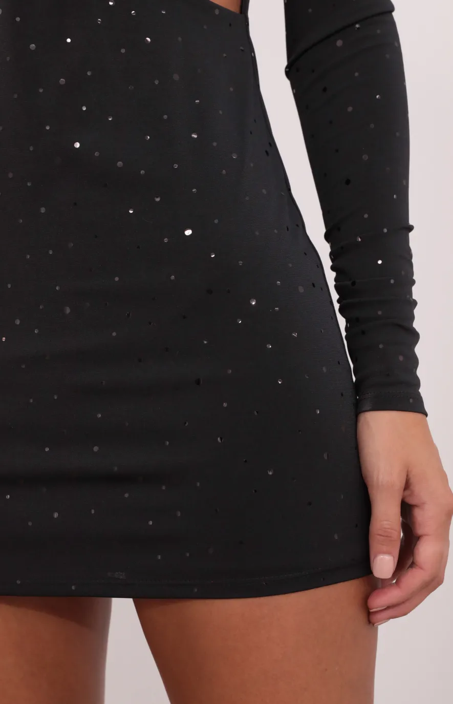 LUCY IN THE SKY Mini Dresses^Cutout Dress In Black