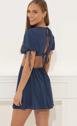 LUCY IN THE SKY Mini Dresses^Cutout Dress In Navy