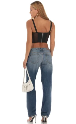 LUCY IN THE SKY Jeans^Distressed Jeans In Denim