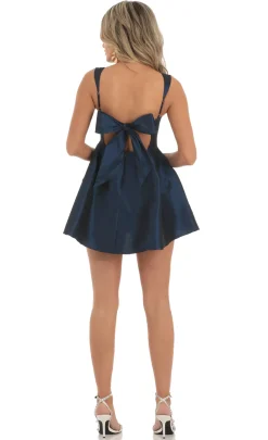 LUCY IN THE SKY Mini Dresses^Fit And Flare Dress In Navy
