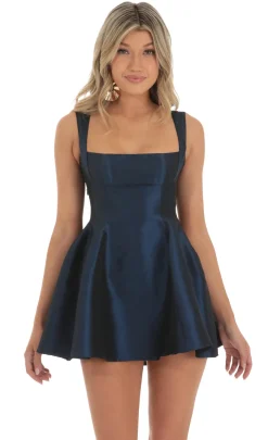 LUCY IN THE SKY Mini Dresses^Fit And Flare Dress In Navy