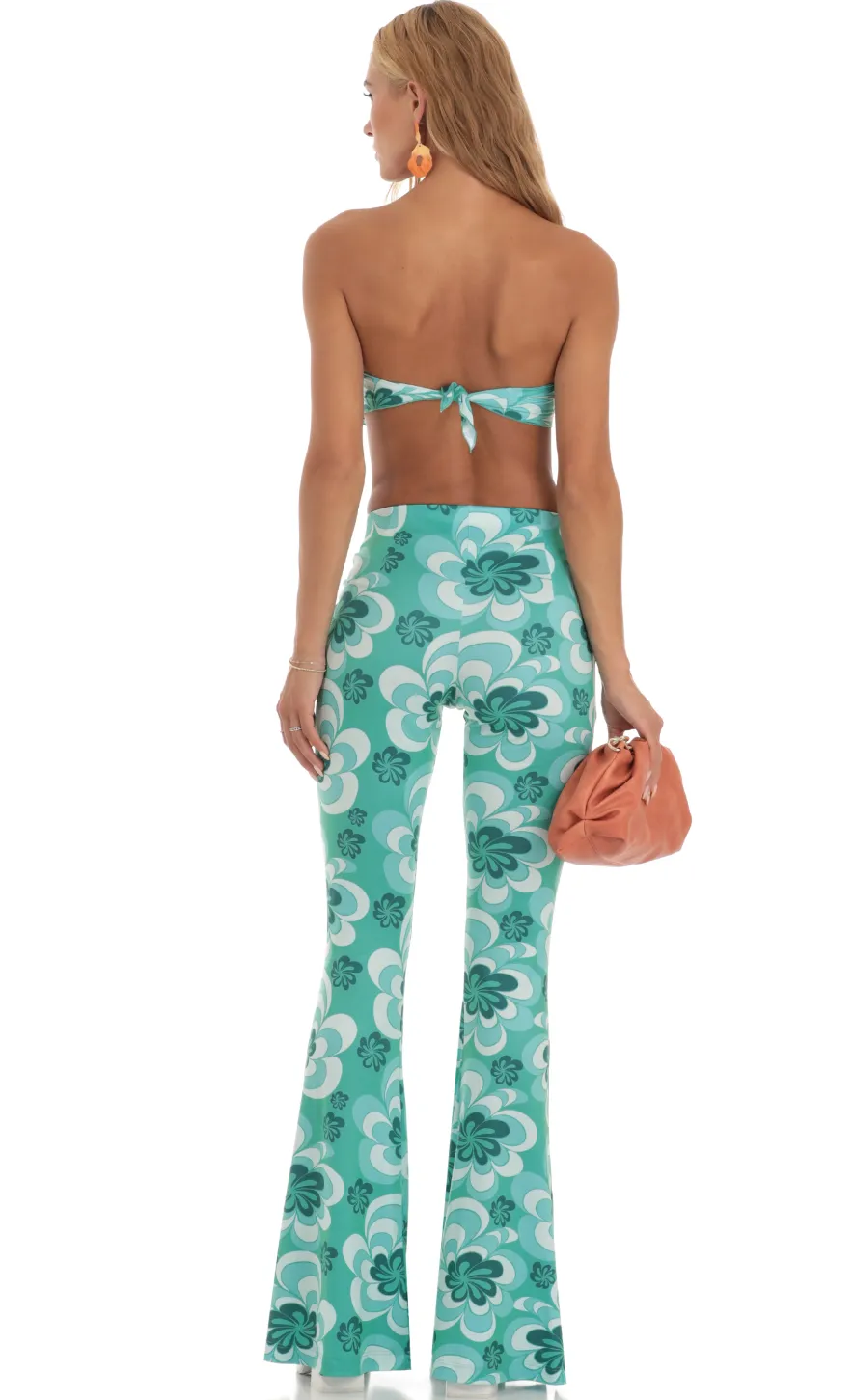 LUCY IN THE SKY Two-Piece Sets|Pants^Floral Two Piece Set In Green