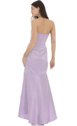 LUCY IN THE SKY Maxi Dresses^Jacquard Corset Mermaid Maxi Dress In Lavender