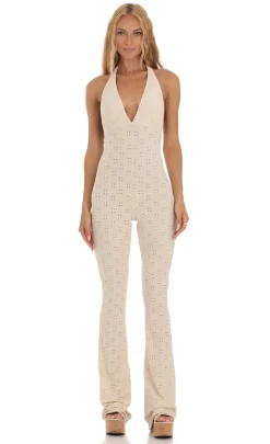 LUCY IN THE SKY Jumpsuits^Jumpsuit In Cream