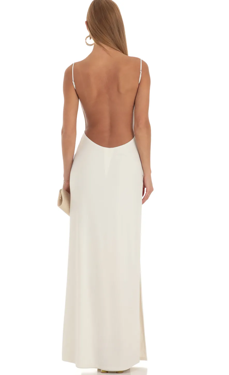 LUCY IN THE SKY Maxi Dresses^Lace Maxi Dress In Ivory