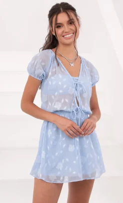 LUCY IN THE SKY Mini Dresses^Novelty Dress In Blue