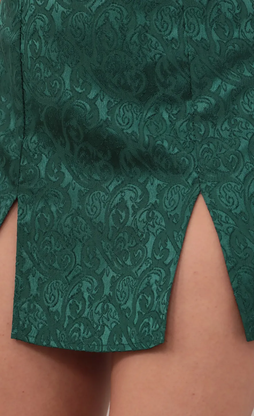 LUCY IN THE SKY Mini Dresses^Open Back Tank Dress In Green
