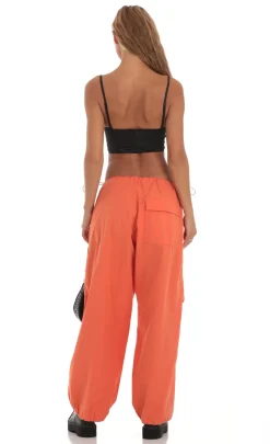 LUCY IN THE SKY Tops^Satin Corset Top In Black