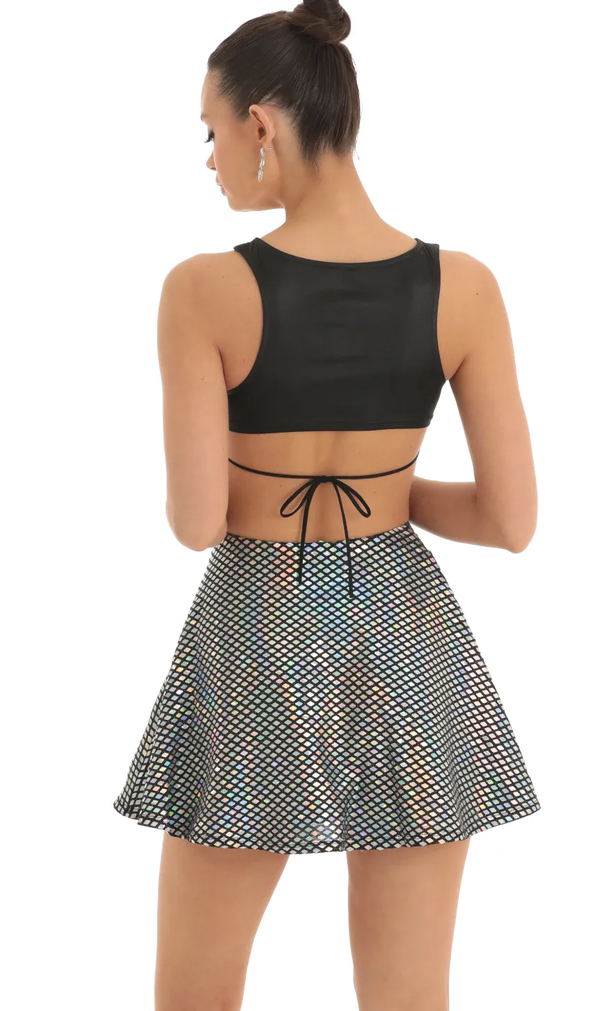 LUCY IN THE SKY Skirts^Sequin Square Skirt In Black