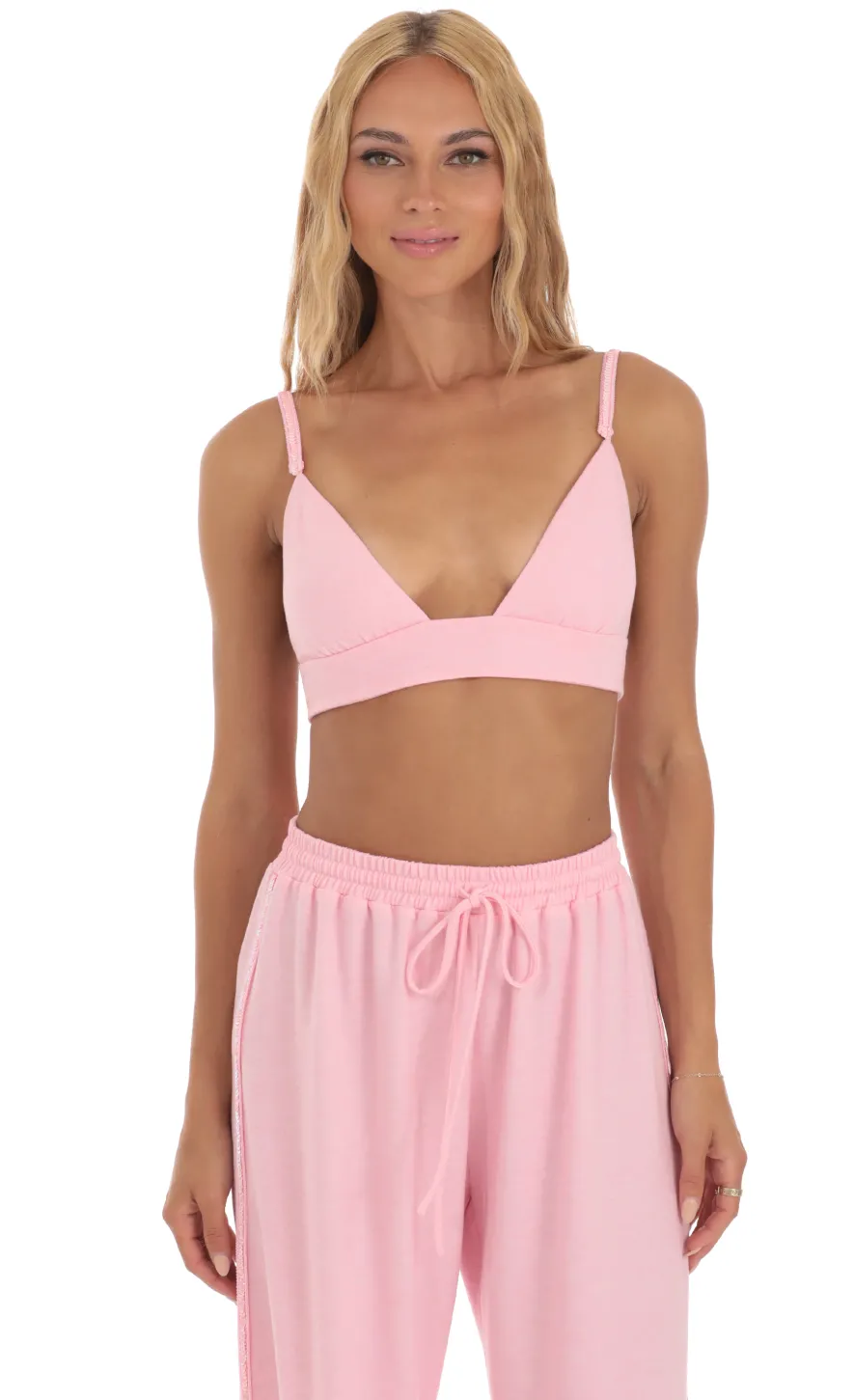 LUCY IN THE SKY Two-Piece Sets|Pants^Sequin Two Piece Set In Pink