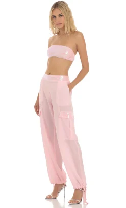LUCY IN THE SKY Two-Piece Sets|Pants^Sequin Two Piece Set In Pink