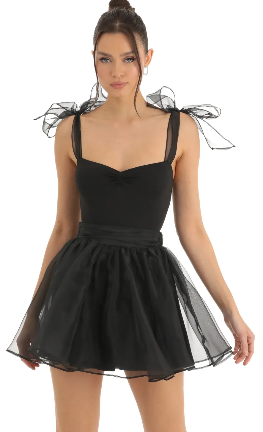 LUCY IN THE SKY Two-Piece Sets^Skater Skirt In Black