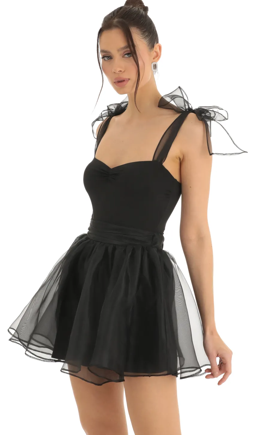 LUCY IN THE SKY Two-Piece Sets^Skater Skirt In Black