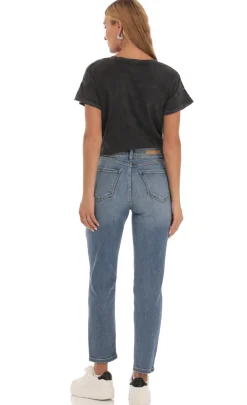 LUCY IN THE SKY Jeans^Straight Leg Denim Jeans