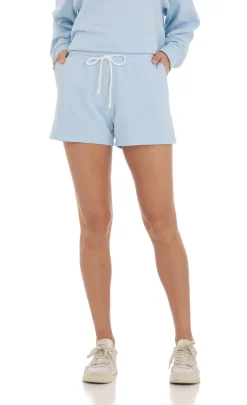 LUCY IN THE SKY Shorts|Loungewear^Sweat Shorts In Baby Blue