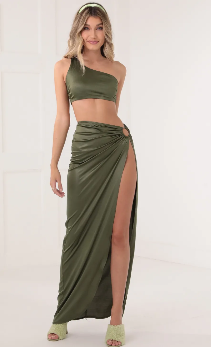 LUCY IN THE SKY Two-Piece Sets^Two Piece Set In Green