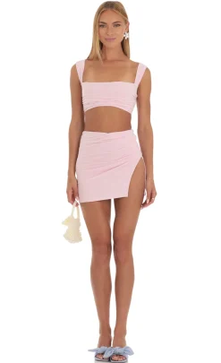 LUCY IN THE SKY Two-Piece Sets^Two Piece Set In Pink