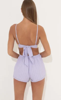 LUCY IN THE SKY Two-Piece Sets|Shorts^Two Piece Set In Purple Lemon
