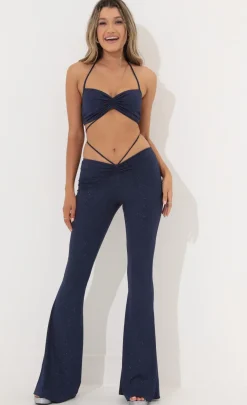 LUCY IN THE SKY Two-Piece Sets|Pants^Two Piece Set In Shimmer Blue