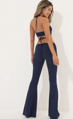 LUCY IN THE SKY Two-Piece Sets|Pants^Two Piece Set In Shimmer Blue